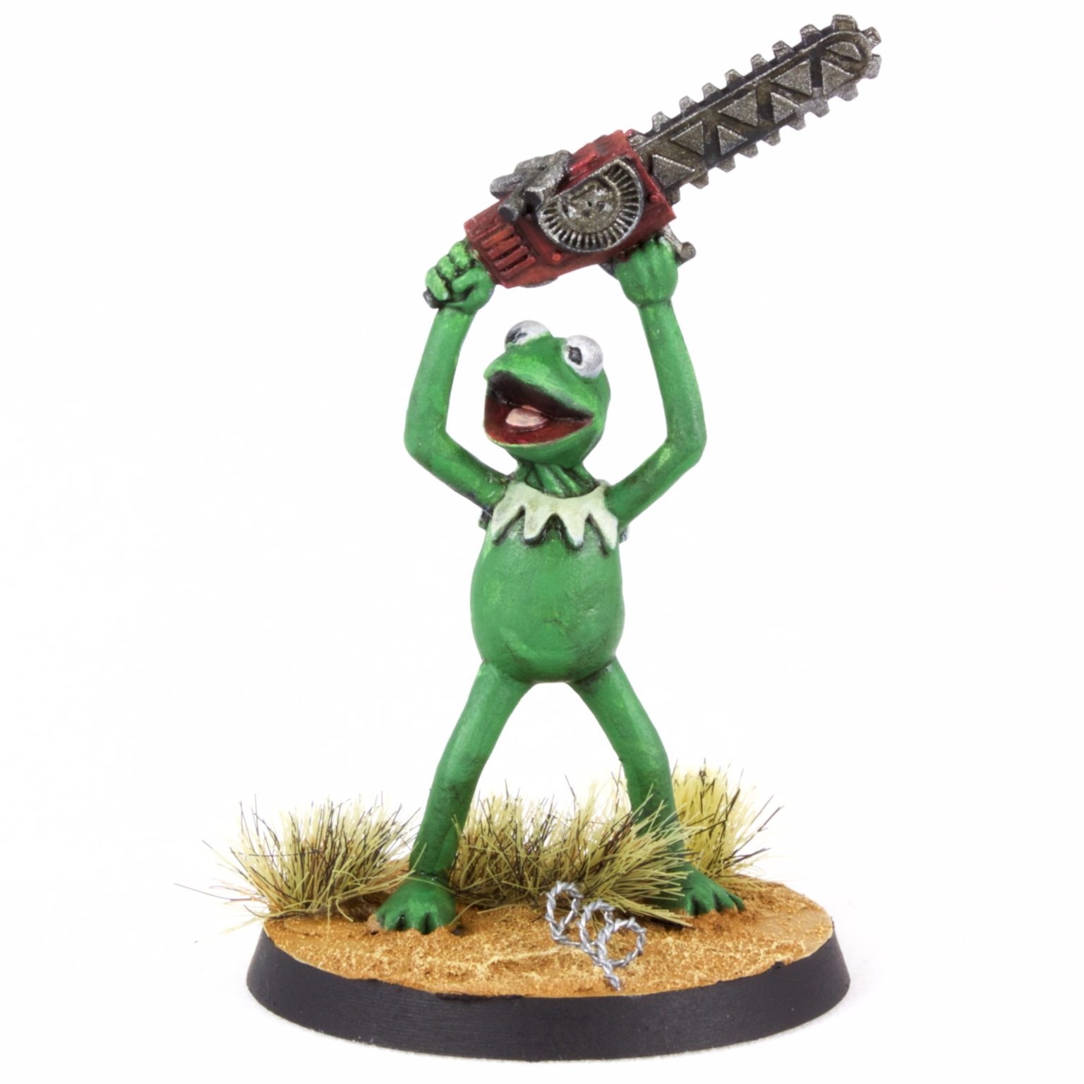 Random: Chainsaw Kermit - Painted Guys