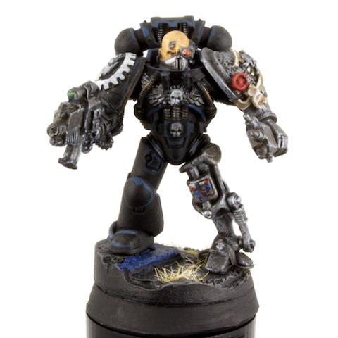 Warhammer 40K Space Marines Deathwatch Kill Team Iron Hands Shoulder Pad